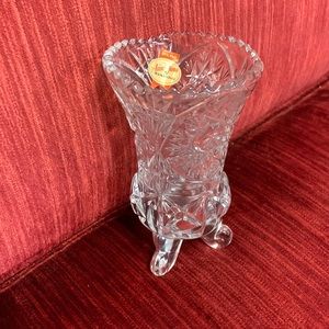 Vtg Anna Hutte Bleikristall Lead Crystal Vase